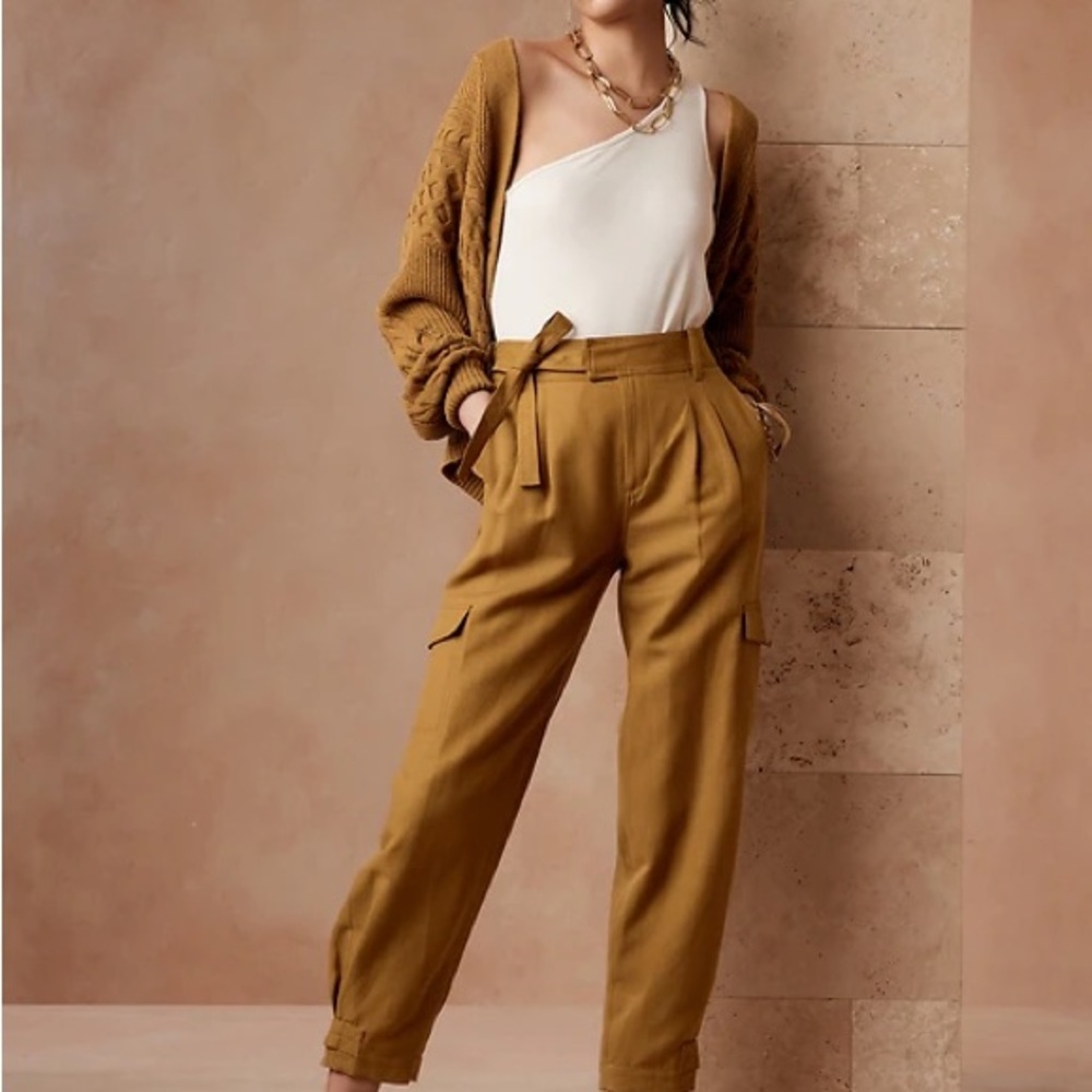 Banana Republic Mustard Trousers